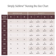 Simply Sublime Nursing Bra - Black