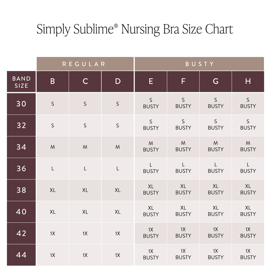 Simply Sublime Nursing Bra - Black