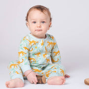 Grow With Me '2-Way' Zipper Romper - Leopard