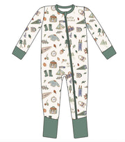 Bamboo Convertible Footie - Little Explorer