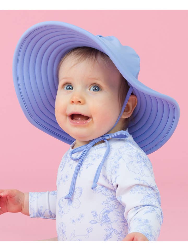 Periwinkle Swim and Sun Hat
