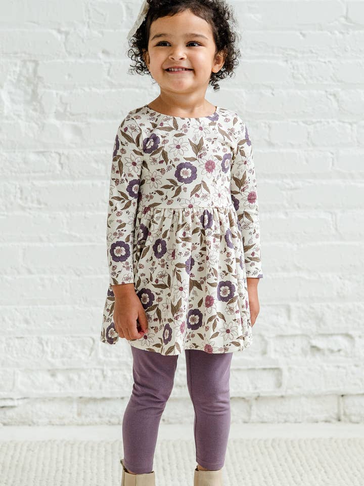 Organic Jay Leggings - Grape