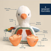 Itzy Bitzy Sensory Tummy Time Mirror - Goose