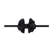Baby Fab Skinny Headband - Metallic Black