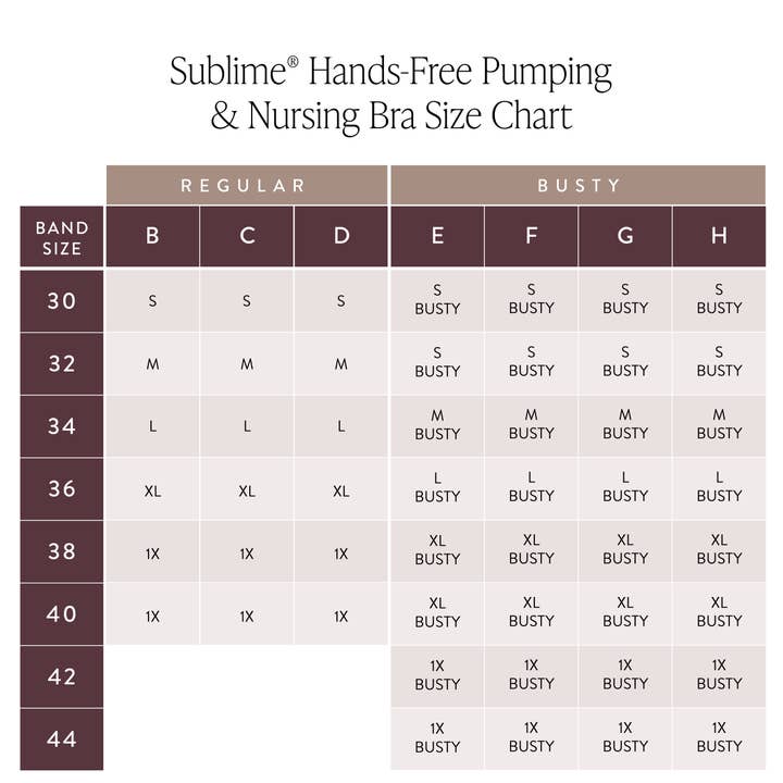 Sublime Hands-free Pumping & Nursing Bra - Busty - Beige
