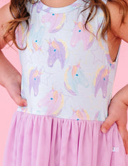 Bamboo + Tulle Dress - Unicorn Tutu Dress - Gemma