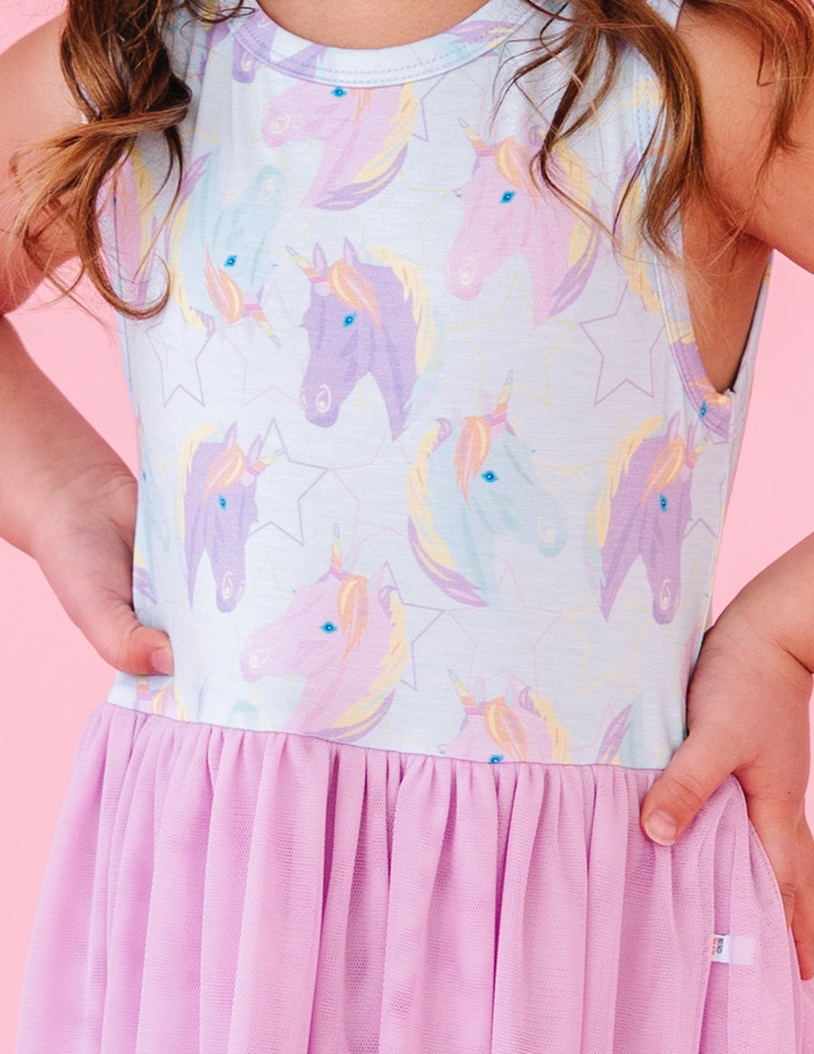 Bamboo + Tulle Dress - Unicorn Tutu Dress - Gemma