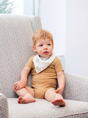 Shoulder Snap Short Sleeve Onesie - Honeycomb