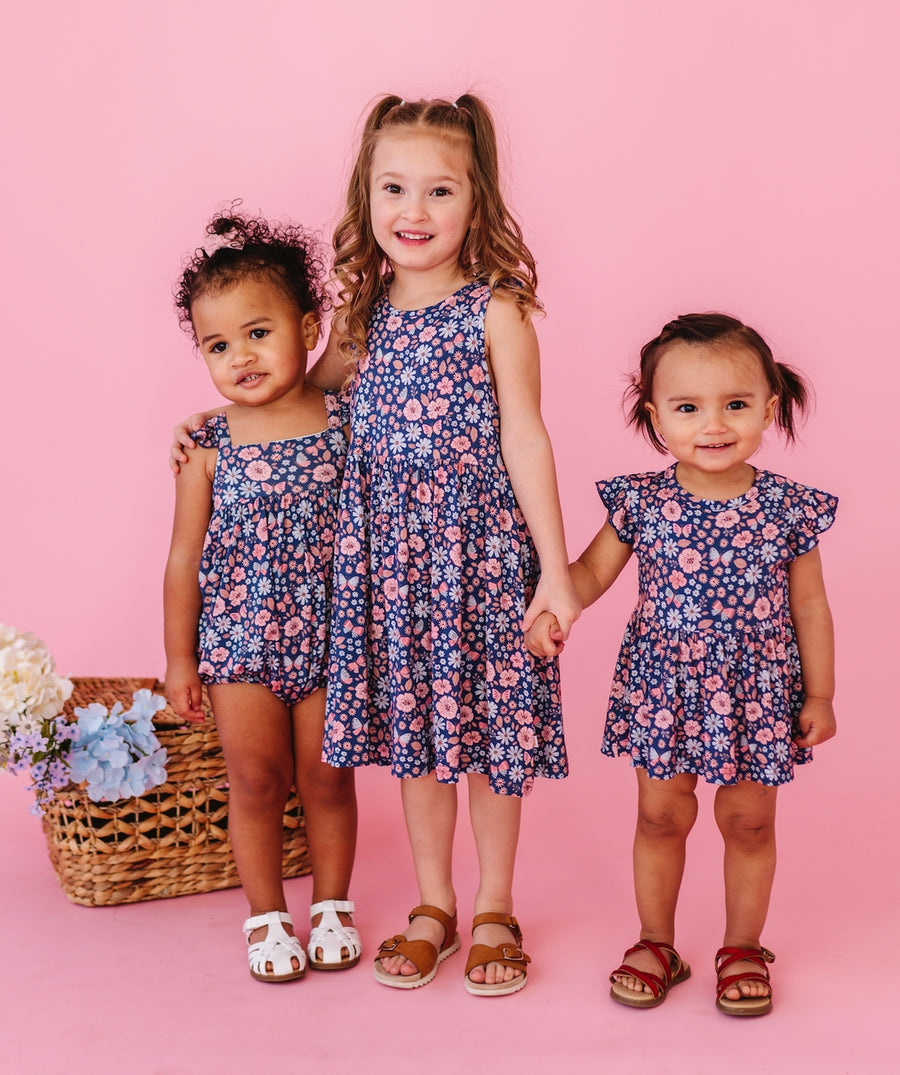 Harper Bow Tie Tank Dress - Mae