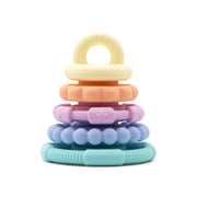 Rainbow Stacker Teether and Toy - Pastel