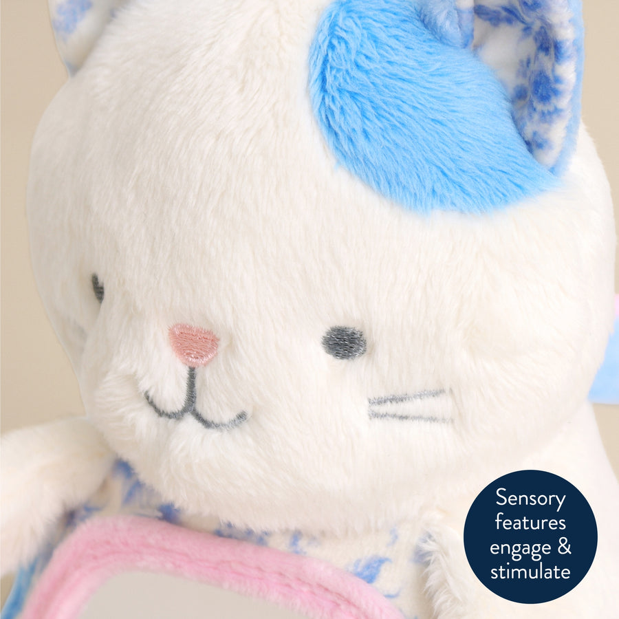 Itzy Bitzy Sensory Tummy Time Mirror - Kitty