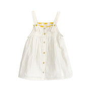 Lulu Embroidered Baby Dress + Bloomer