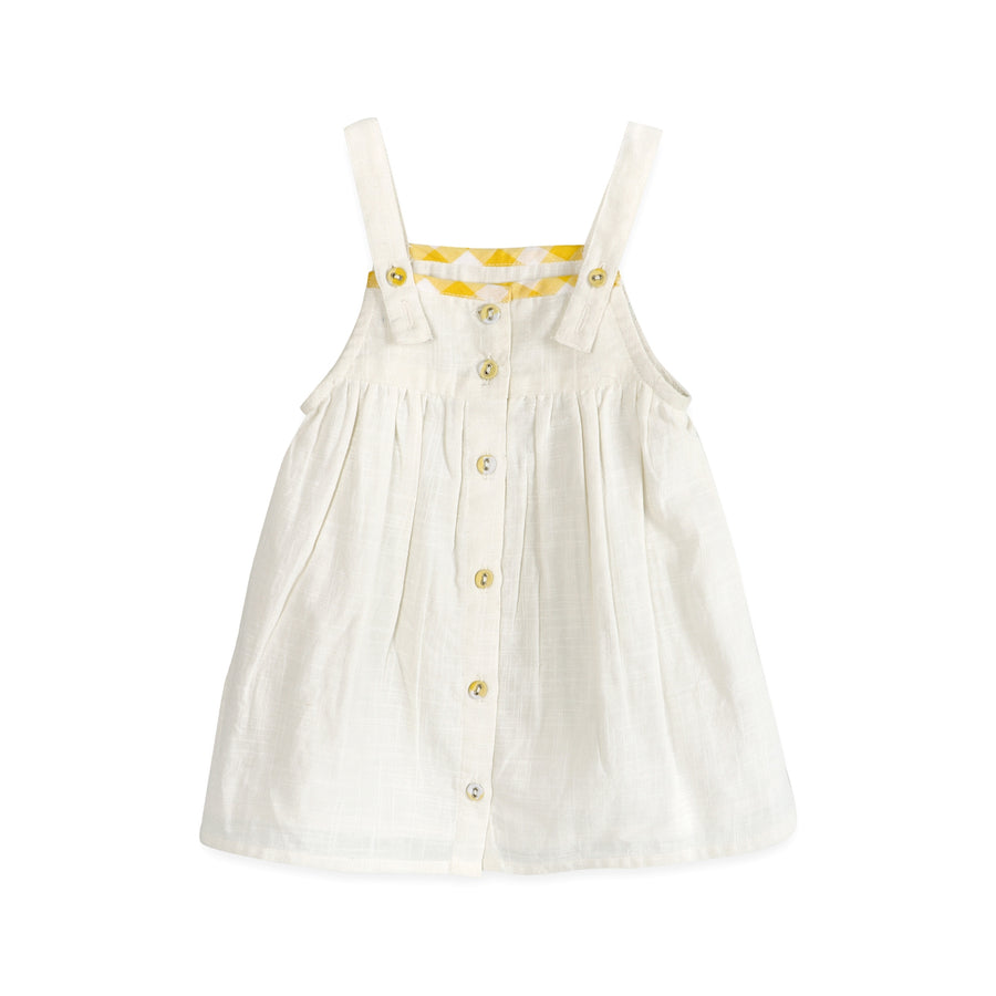 Lulu Embroidered Baby Dress + Bloomer