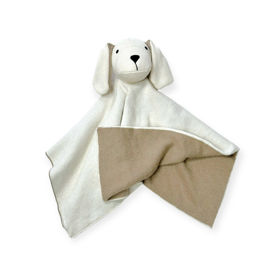 Organic Baby Lovey Security Blanket Cuddle Cloth - Puppy