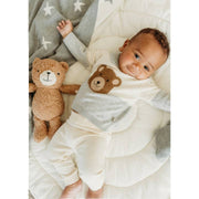 Organic Sherpa Knit Stuffed Animal - Peanut Lil Bear
