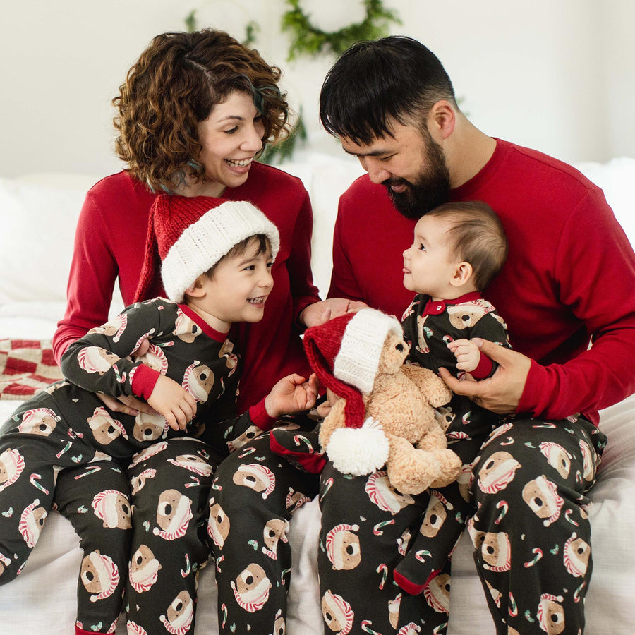 2-Piece PJ Set - Candy Cane Bears