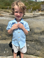 Crew Woven Shorts - Beige Stripe