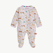Modal Magnetic Ruffle Footie - Best Fur-End