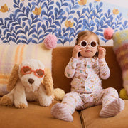 Modal Magnetic Ruffle Footie - Best Fur-End