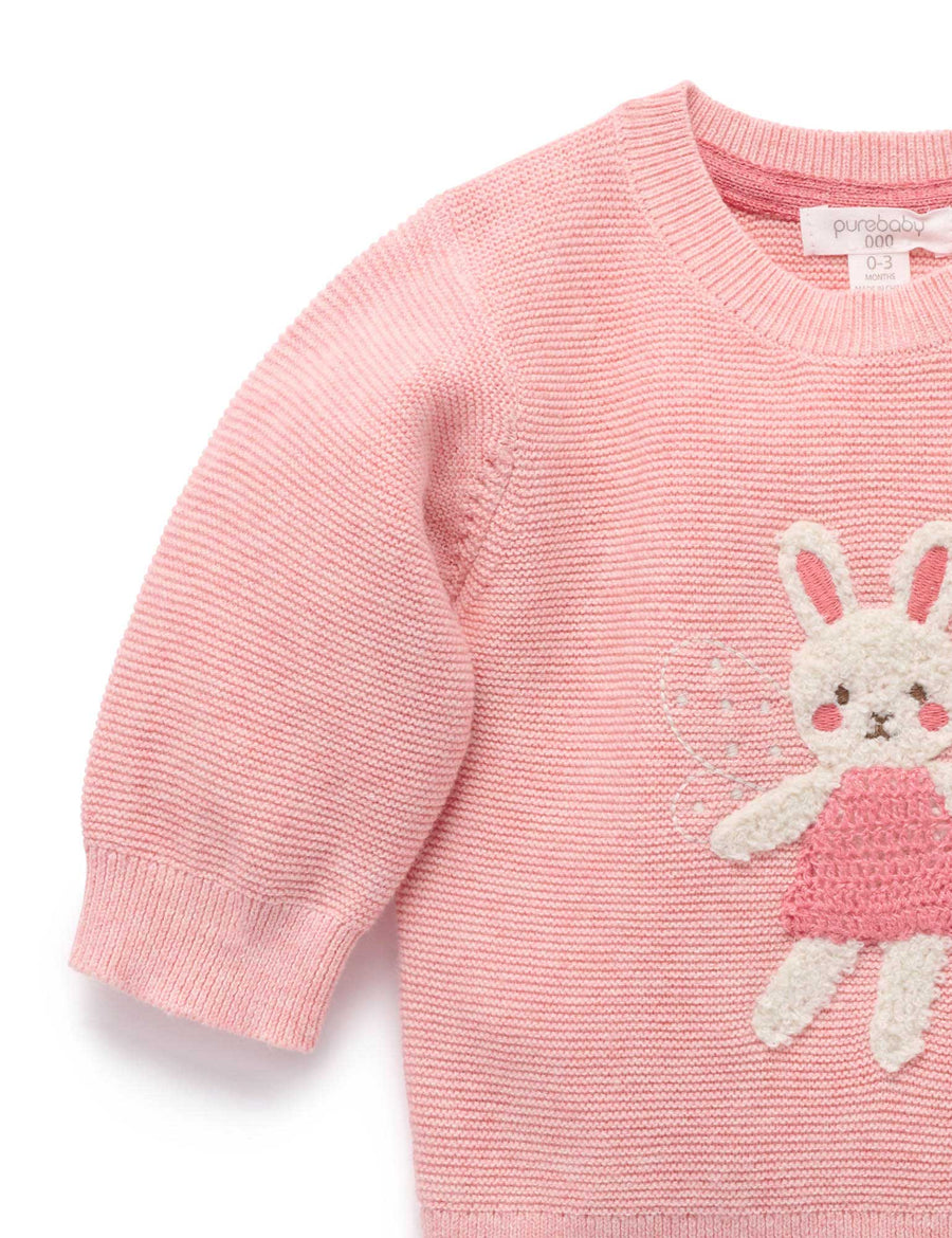 Magical Forest Sweater - Blush Melange