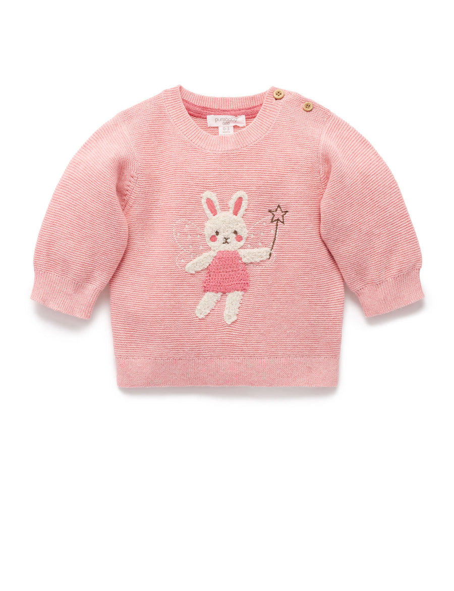 Magical Forest Sweater - Blush Melange