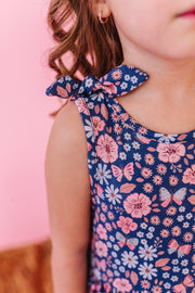 Harper Bow Tie Tank Dress - Mae