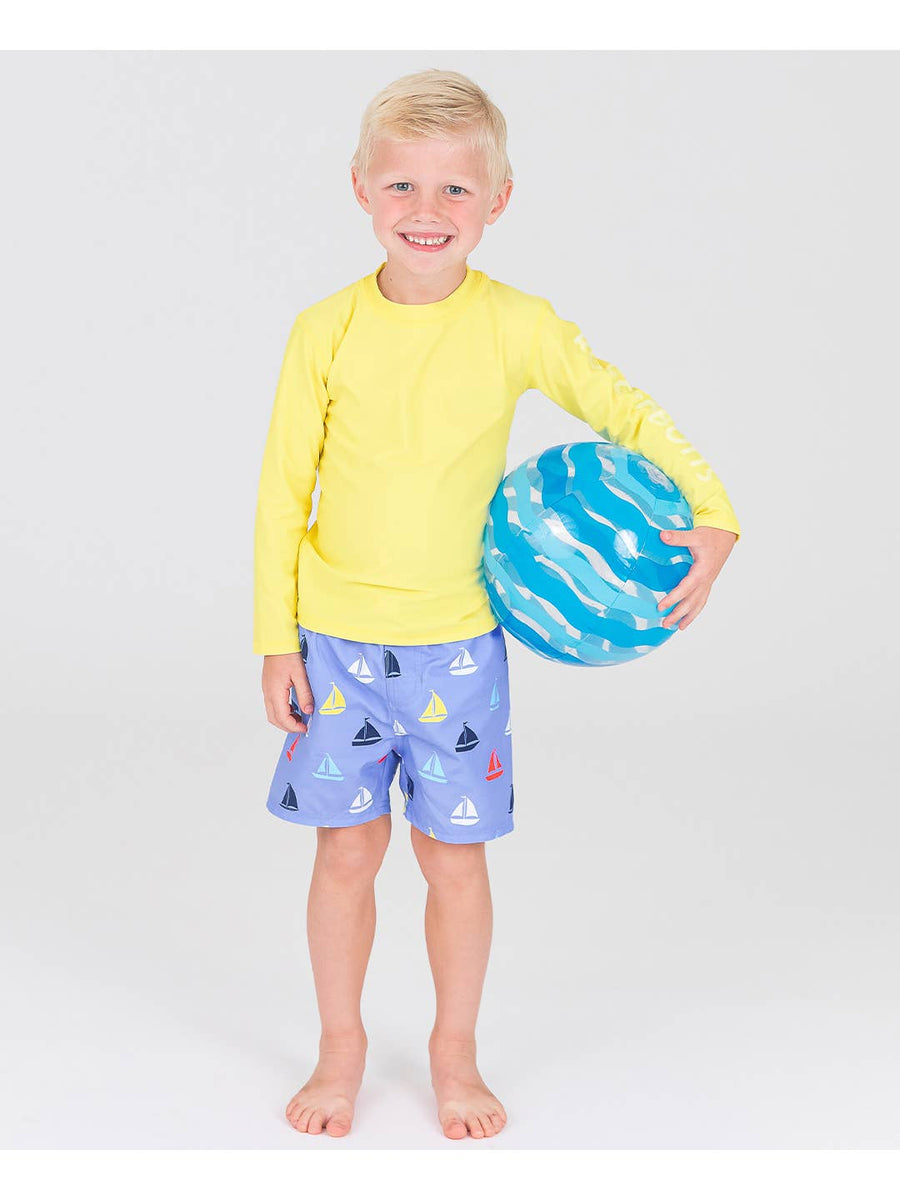Down By the Bay Swim Trunks