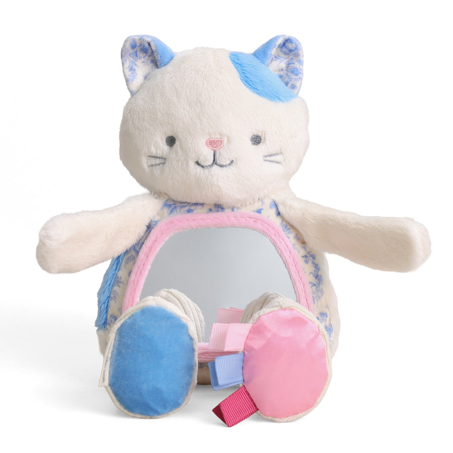 Itzy Bitzy Sensory Tummy Time Mirror - Kitty