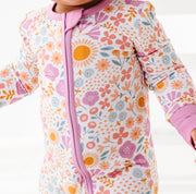Bamboo Convertible Sleeper - Spring Floral Daisy