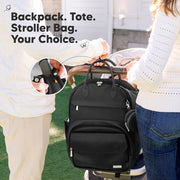 Play Diaper Bag - Jumbo - Trendy Black