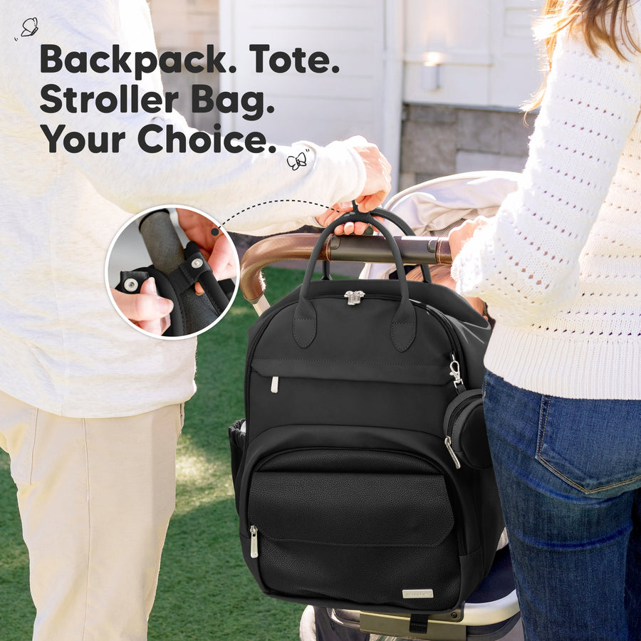 Play Diaper Bag - Jumbo - Trendy Black