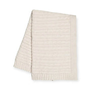 Organic Cotton Mini Cable Knit Blanket