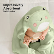 Cuddle Baby Hooded Towel - Frog