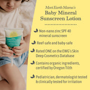 Baby Mineral Sunscreen Lotion SPF 40