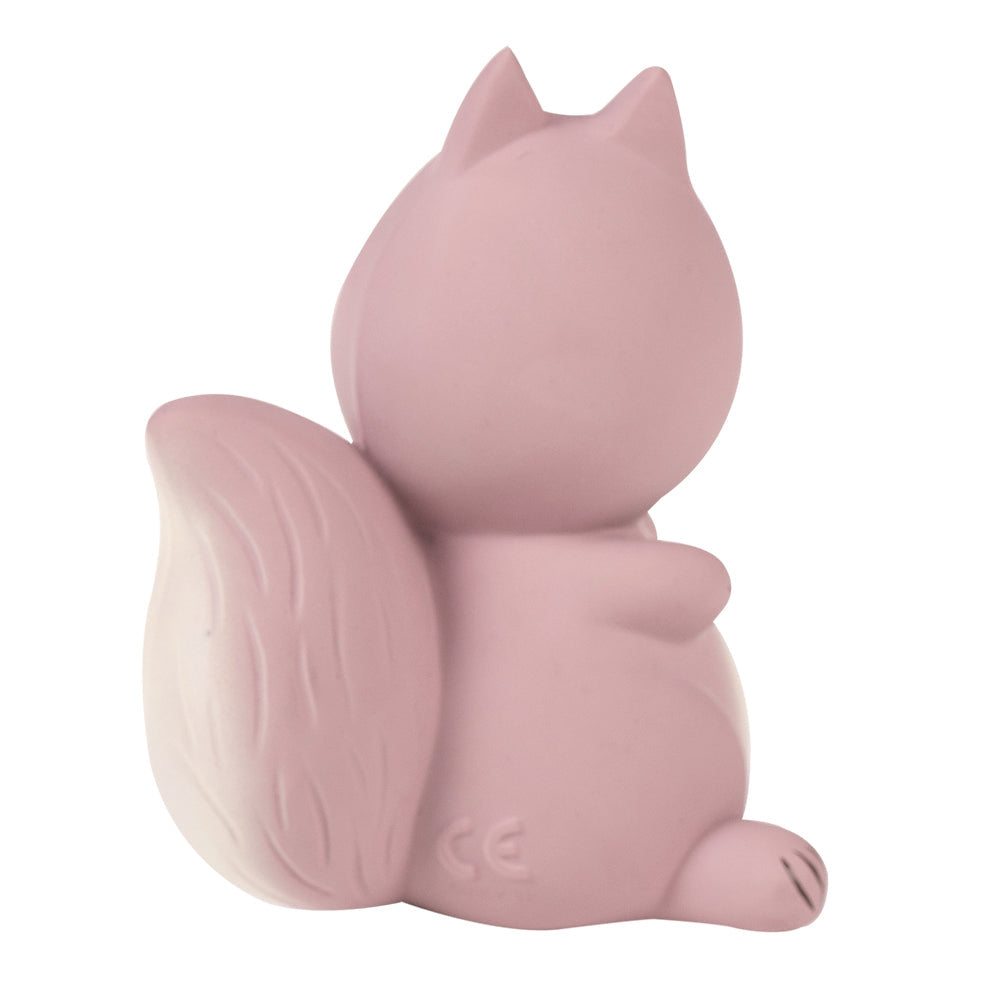 Natural Organic Rubber Teether - Squirrel