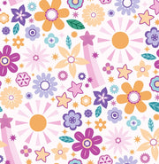 Bamboo Convertible Footie - Flower Power