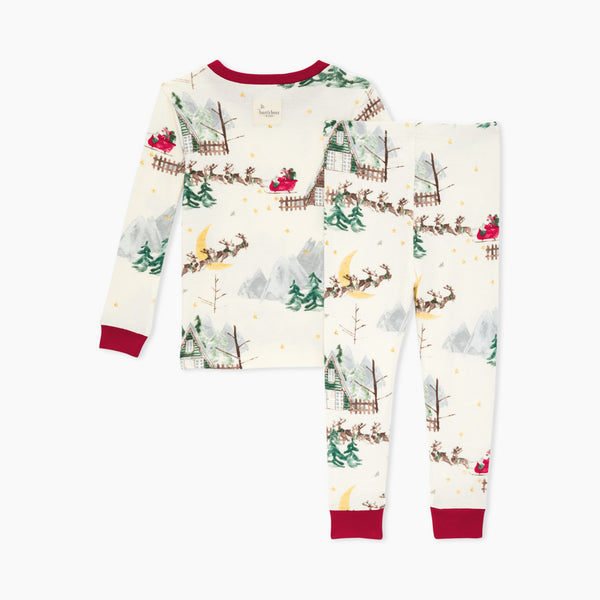 Toddler Tee & Pant PJ Set - Santa's Sleigh