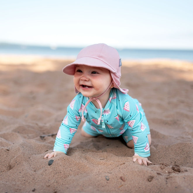 Long Sleeve UV Jumpsuit - Watermelon