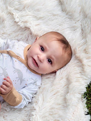 Shoulder Snap Long Sleeve Onesie - Ari Aardvark