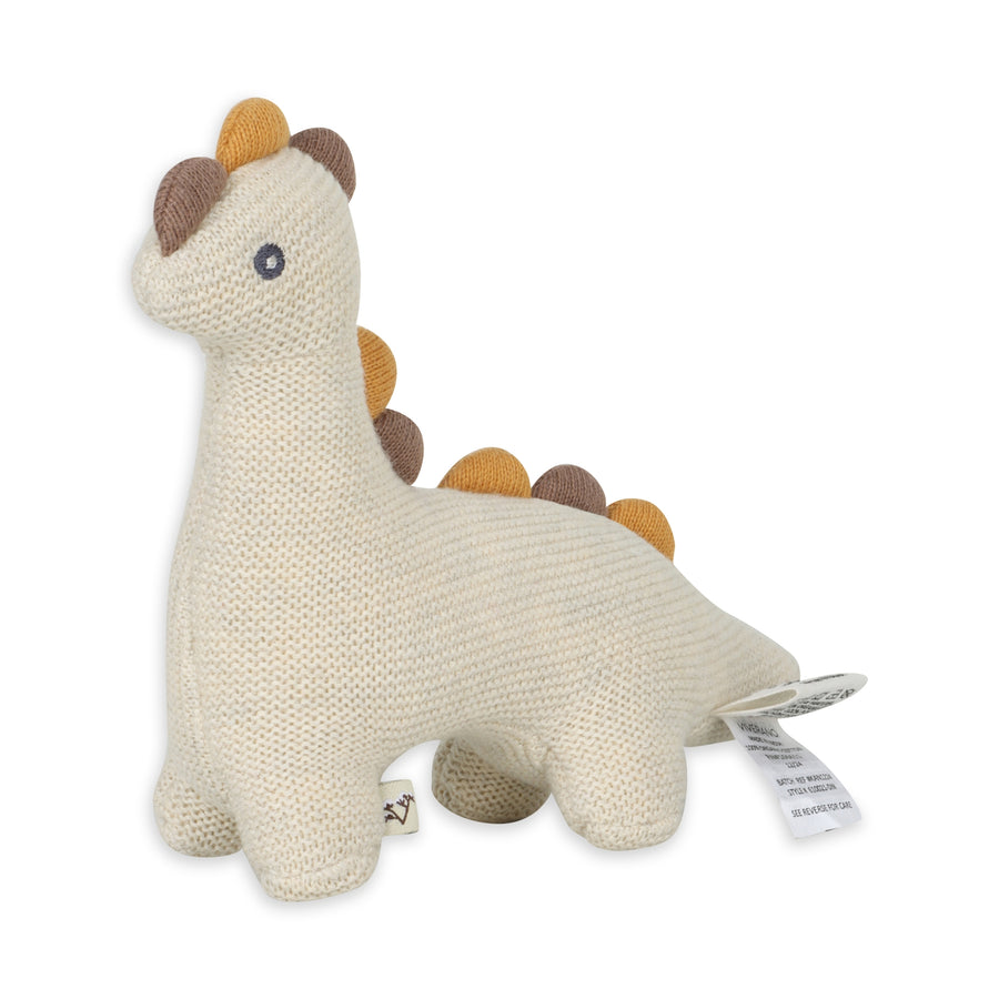 Organic Knit Stuffed Animal - Little Dino