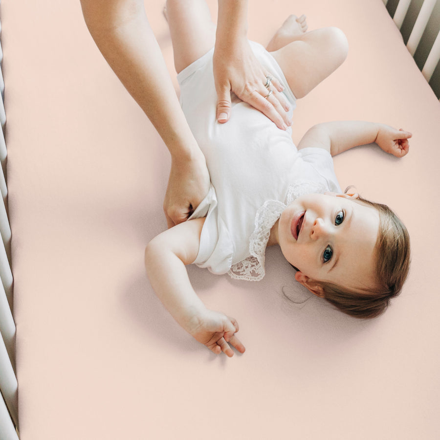 2 Pack Isla Fitted Crib Sheet - Cameo