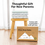 Organic Burp Cloths Vessels - Set of 5
