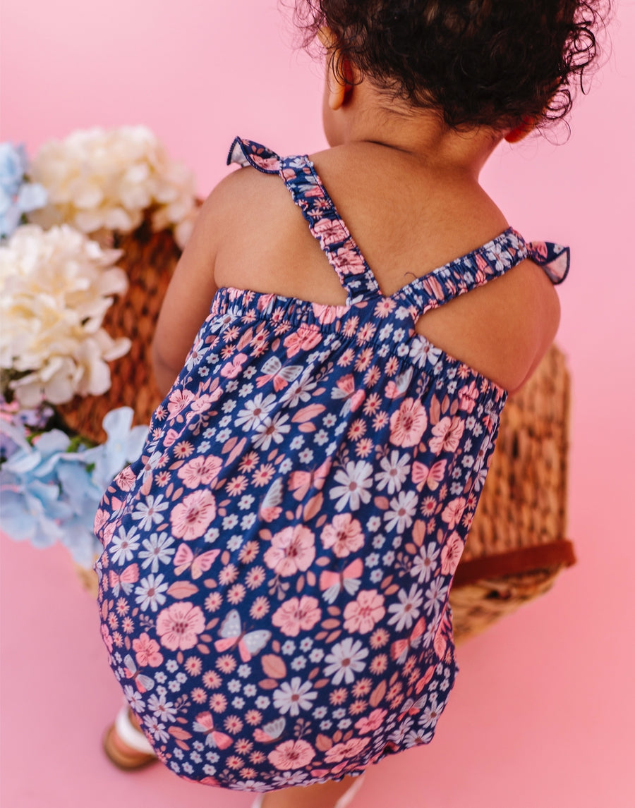 Baby Bamboo Bubble Romper - Mae