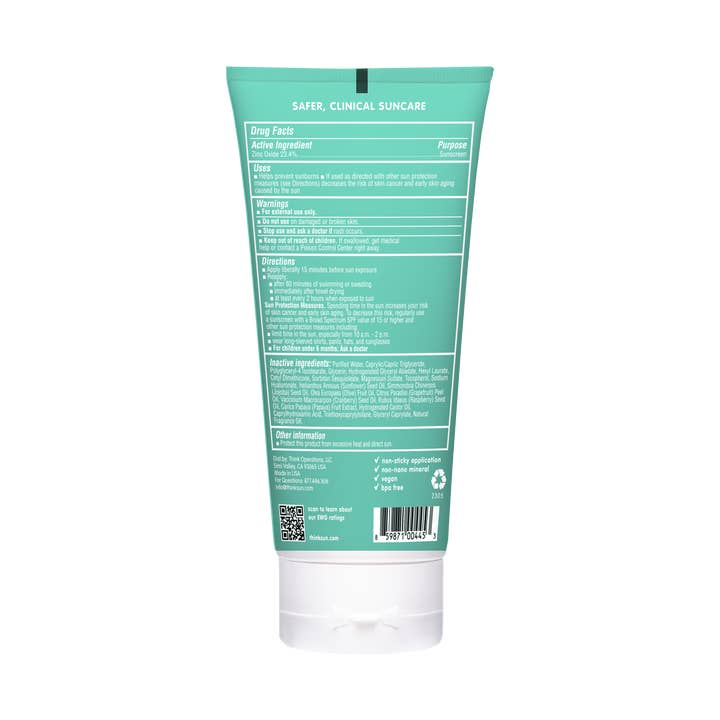 Think Kids Safe SPF-50+ Sunscreen - 6 oz