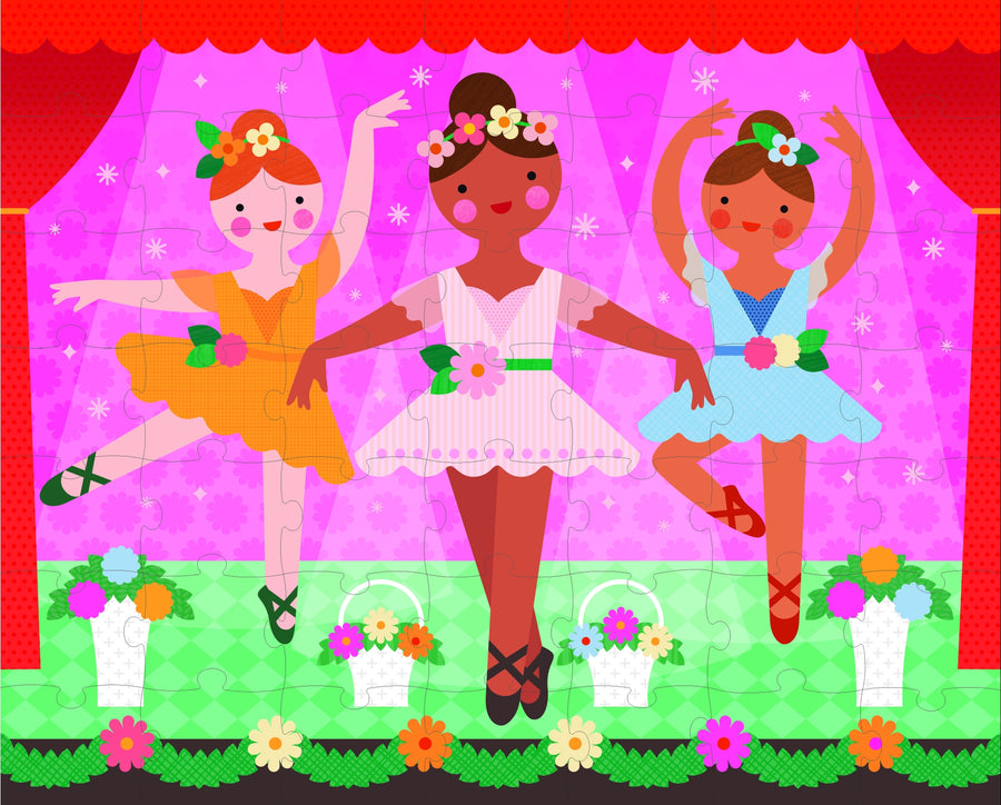 Two Sided On-The-Go Puzzle - Ballerinas