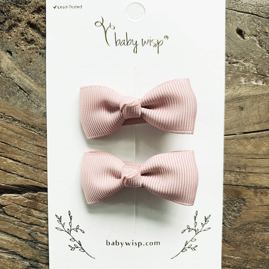 Diya Ribbon Bow Pigtail Hair Clips - Various Colors