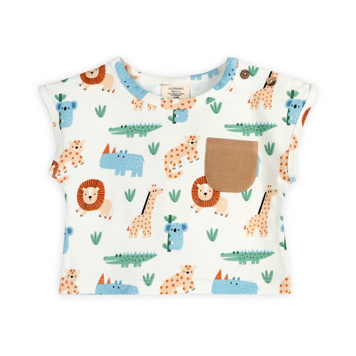 Organic Safari Tee & Shorts Set