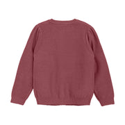Knit Cardigan - Withered Rose