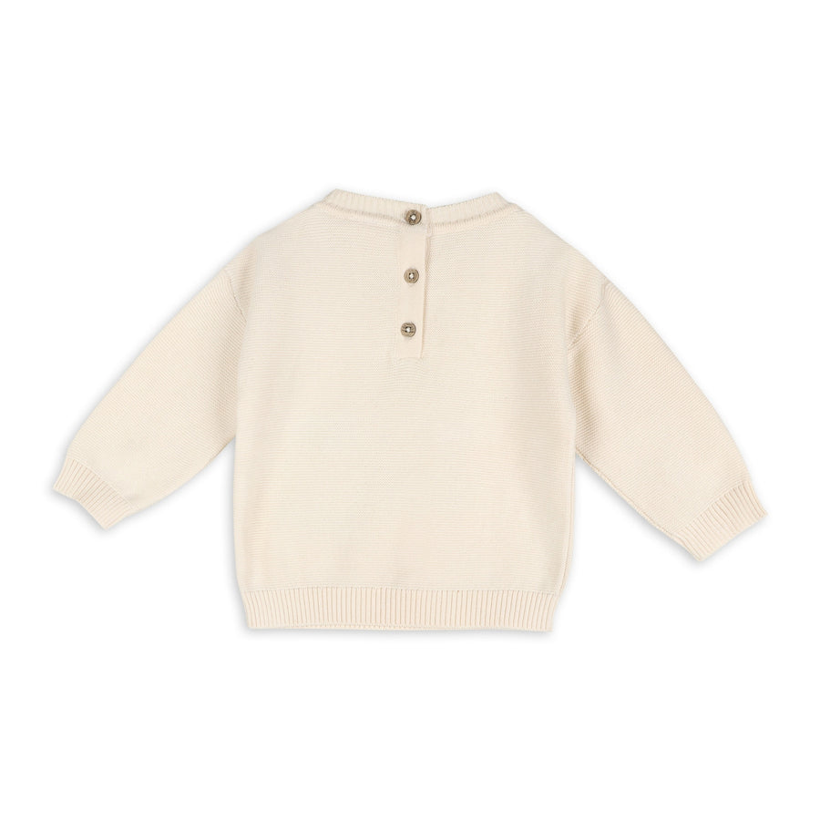 Woodland Animals Knit Baby Pullover Sweater