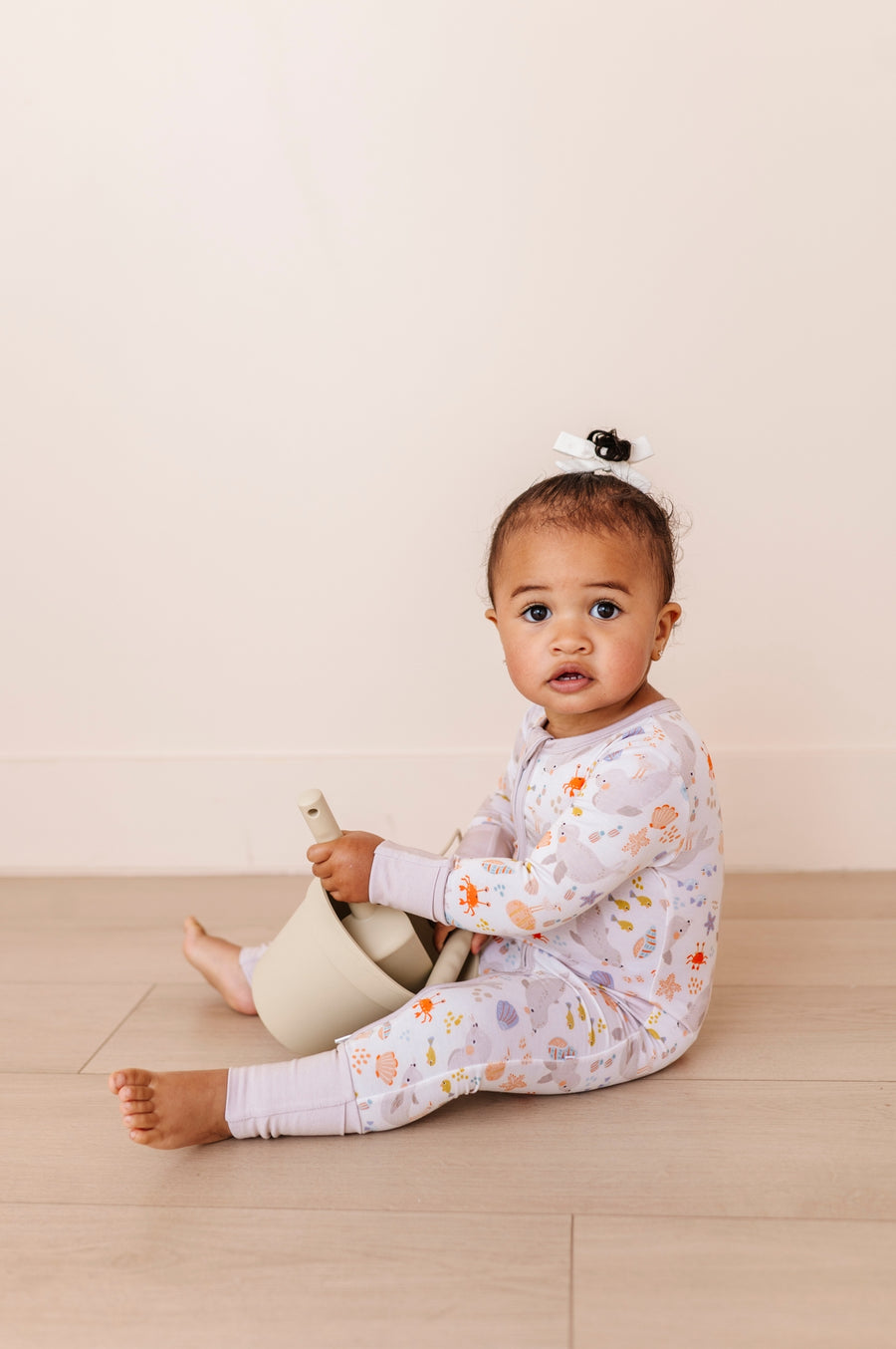 Bamboo Convertible Footie - Sammie Seaside Seal